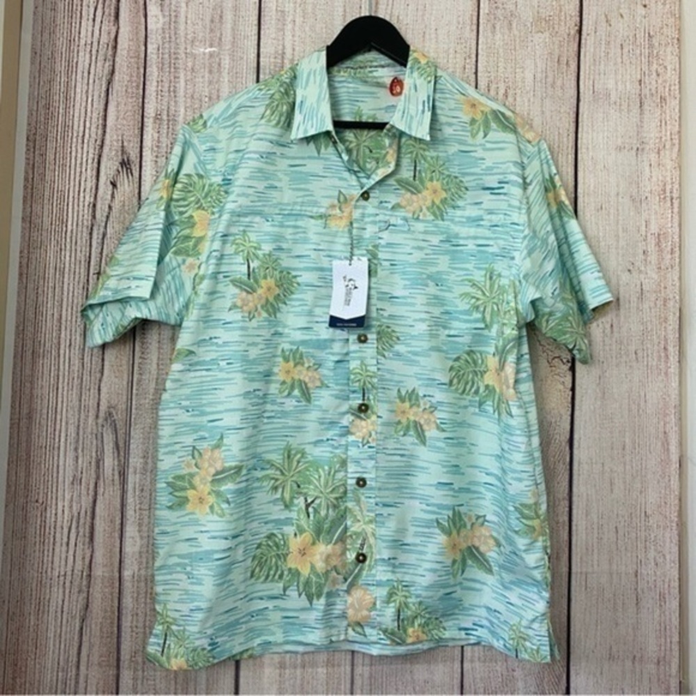 World wide sportsman mens Hawaiian Shirt size Large